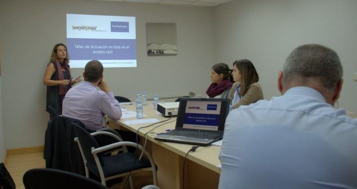 Taller de Actuación en Sala en el ámbito Civil