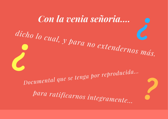 Expresiones jurídicas para sustentar nuestro Alegato.