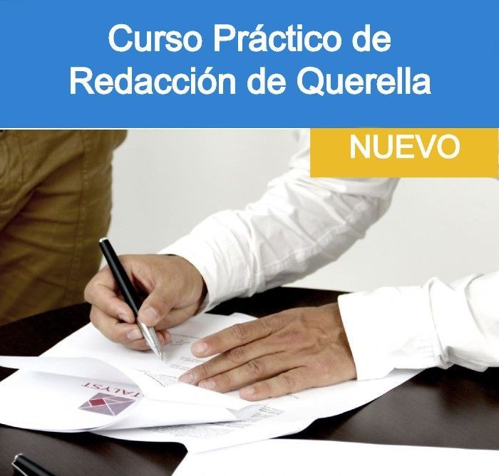 Curso de redacción de querella